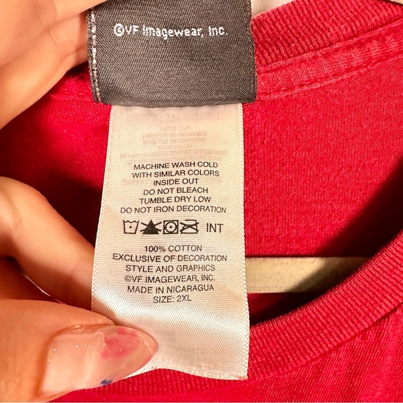 Harley-Davidson Bikercore Oil City Long Sleeve Graphic Tee Vintage Red 2XL - Picture 8 of 17